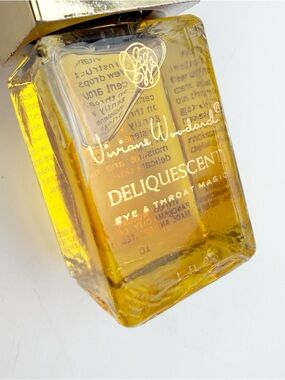 Vintage 70s Viviane Woodard Deliquescent Eye & Throat Magic Oil 1 oz New Box
